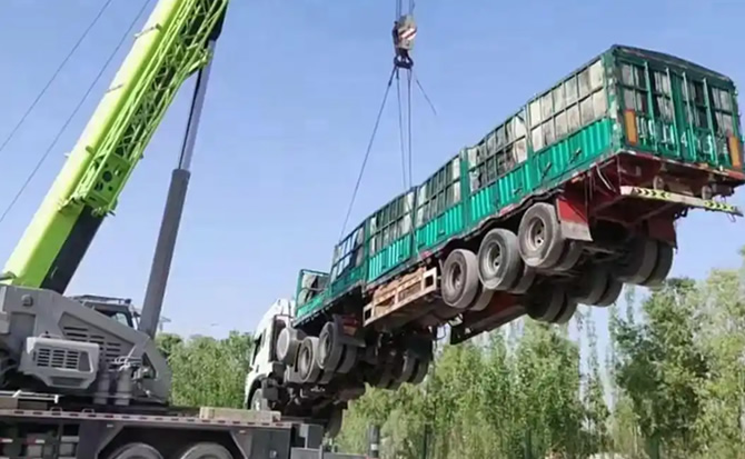 桃城区道路脱困救援案例